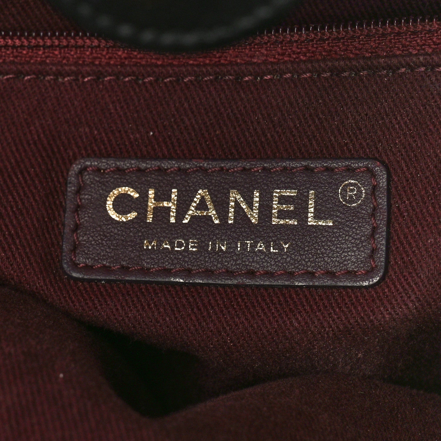 Chanel Calfskin Chevron Quilted Large Shopping Tote Black 6 of 15