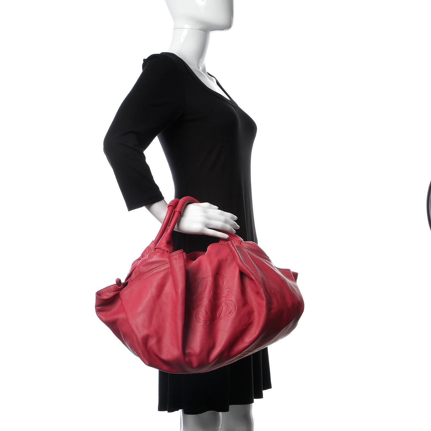 Nappa Aire Shoulder Bag Fuchsia