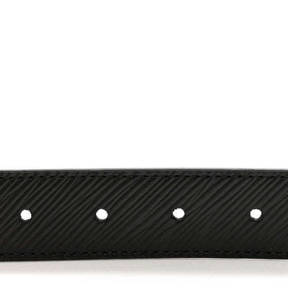 Louis Vuitton Epi 30mm LV Twist Belt 80/32 Black 3 of 12