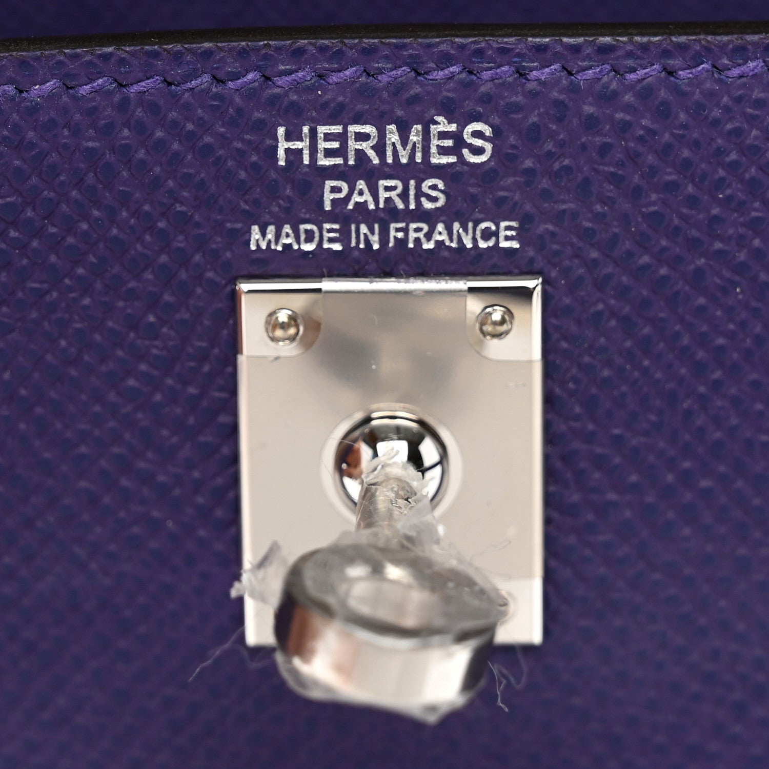 Hermes Epsom Kelly Sellier 25 Purple 5 of 9