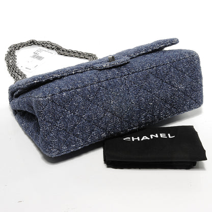 Chanel Tweed 2.55 Reissue 226 Flap Blue 8 of 8