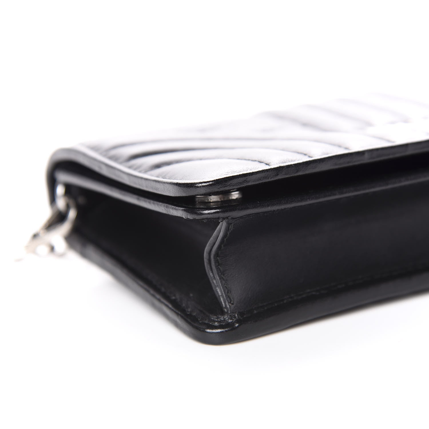 Prada Nappa Impunture Diagramme Chain Wallet Black 5 of 10
