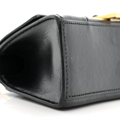 Balenciaga Shiny Box Calfskin Hourglass Top Handle Bag XS Black 8 of 15