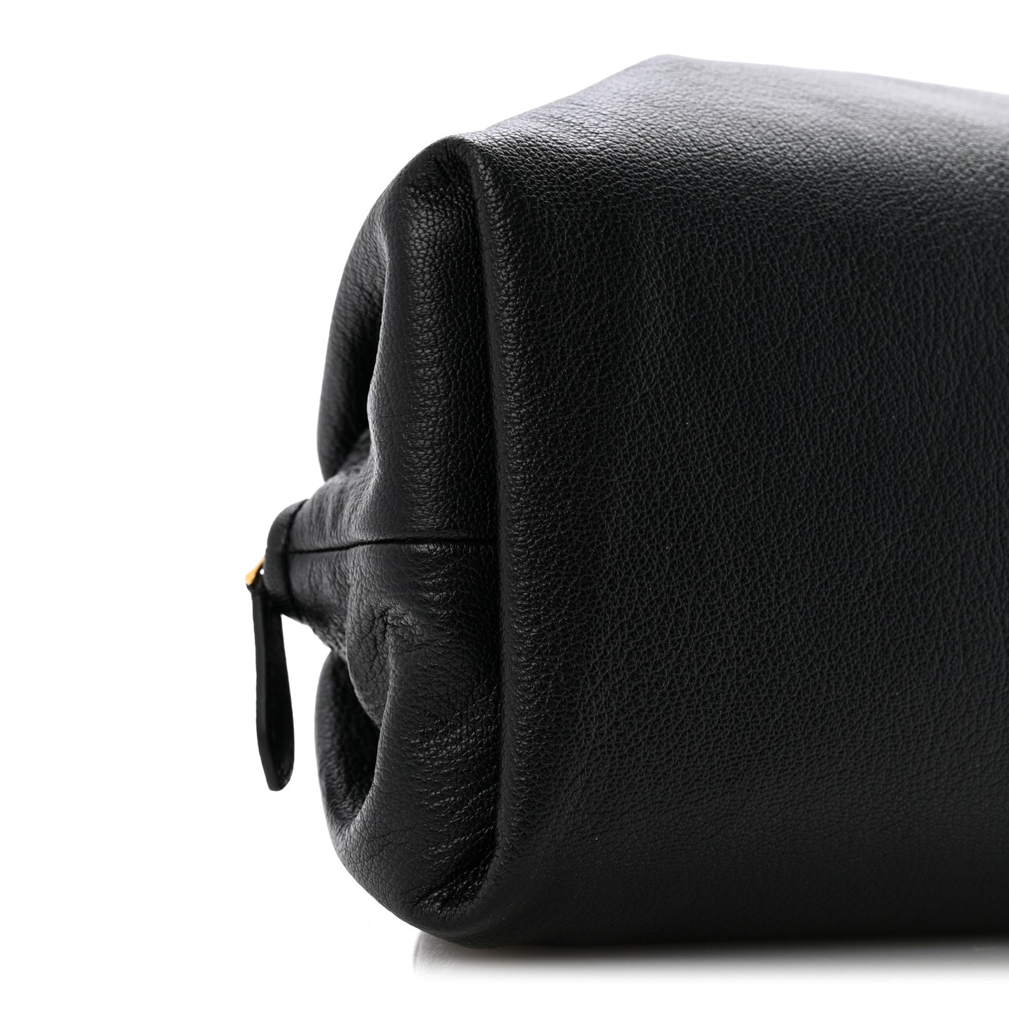 Goatskin Charlotte Clutch Black