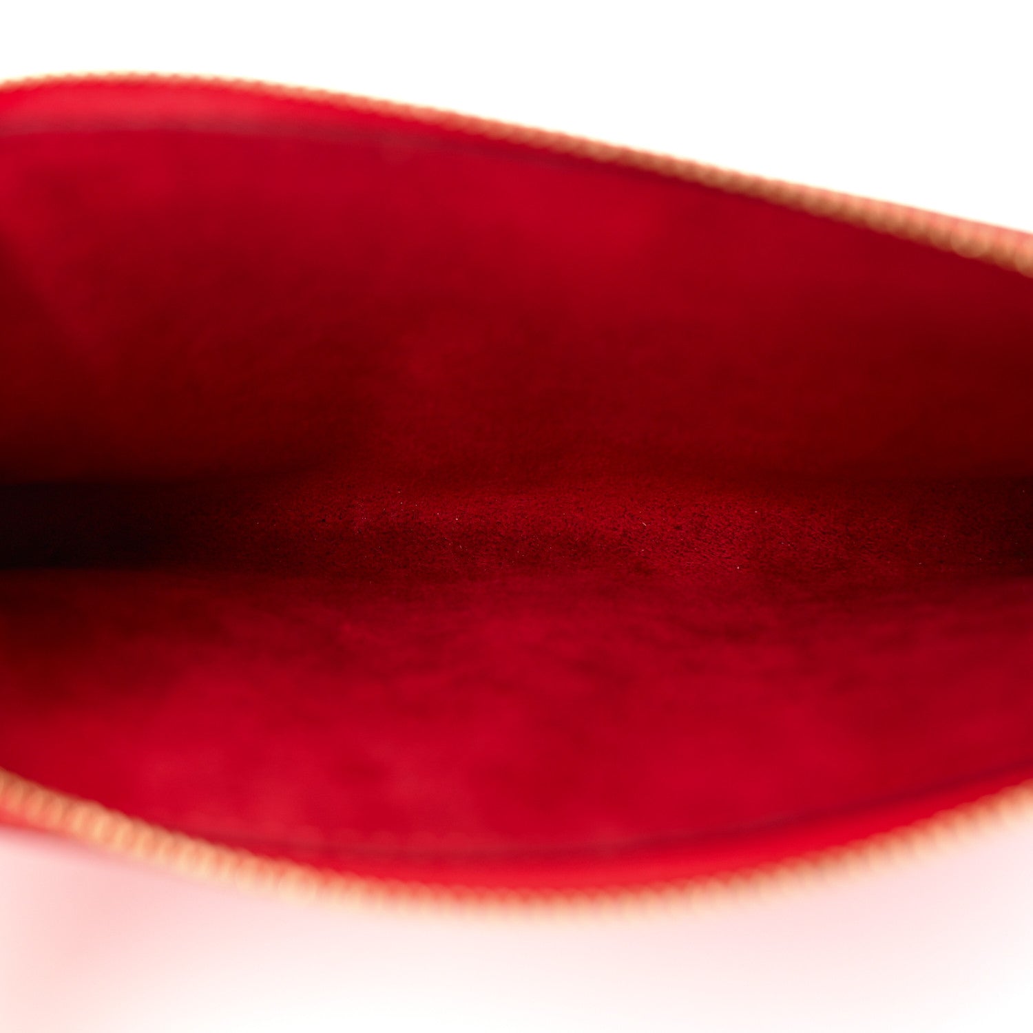 Louis Vuitton Epi Pochette Accessories 24 Castillan Red 5 of 10