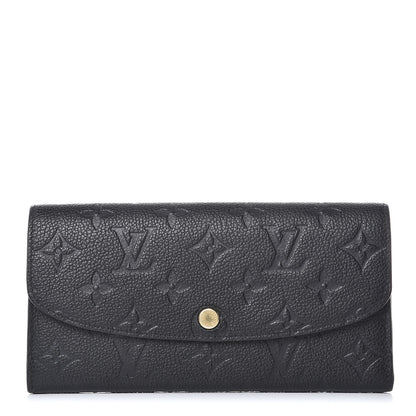 Louis Vuitton Empreinte Emilie Wallet Black Dune 1 of 9