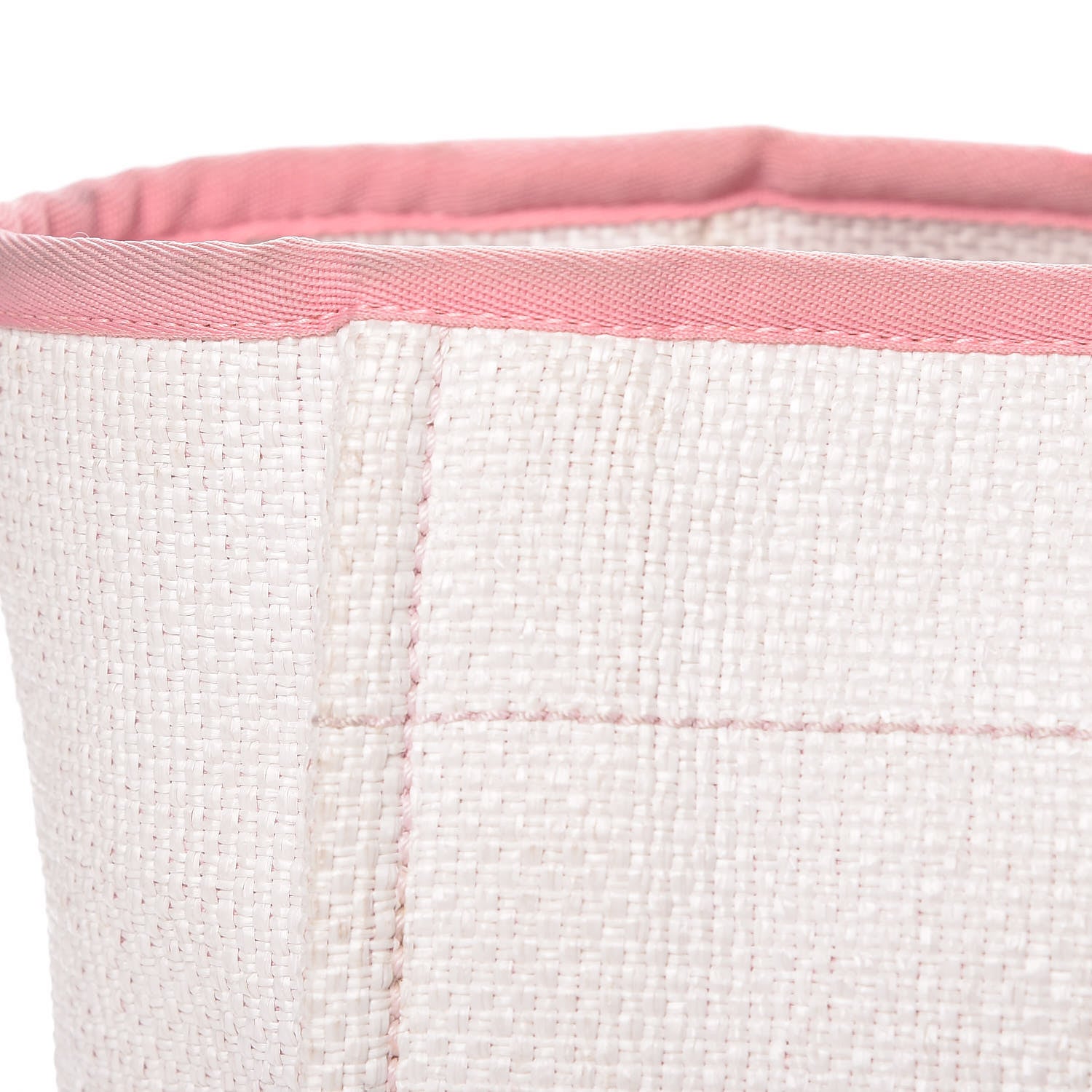 Chanel Woven Straw Raffia Large Deauville Tote Pink 12 of 31
