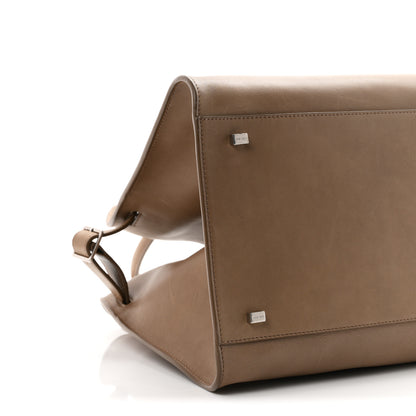 The Row Polished Saddle Calfskin Soft Margaux 15 Mouse Grey 8 of 9