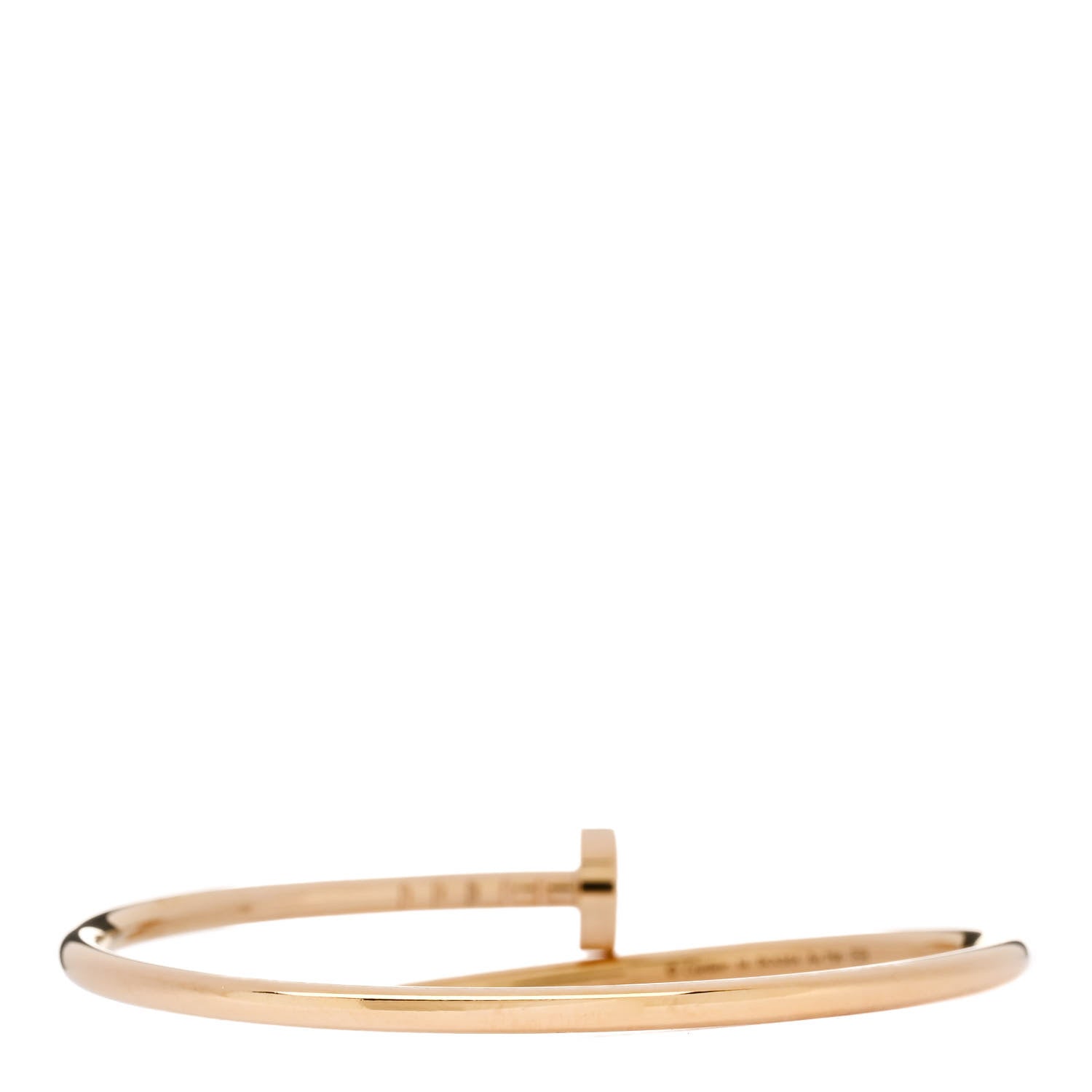 Cartier 18K Yellow Gold Small Juste Un Clou Bracelet 14 2 of 4