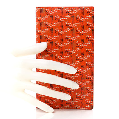 Goyard Goyardine Long Bi-Fold Wallet Orange 2 of 12
