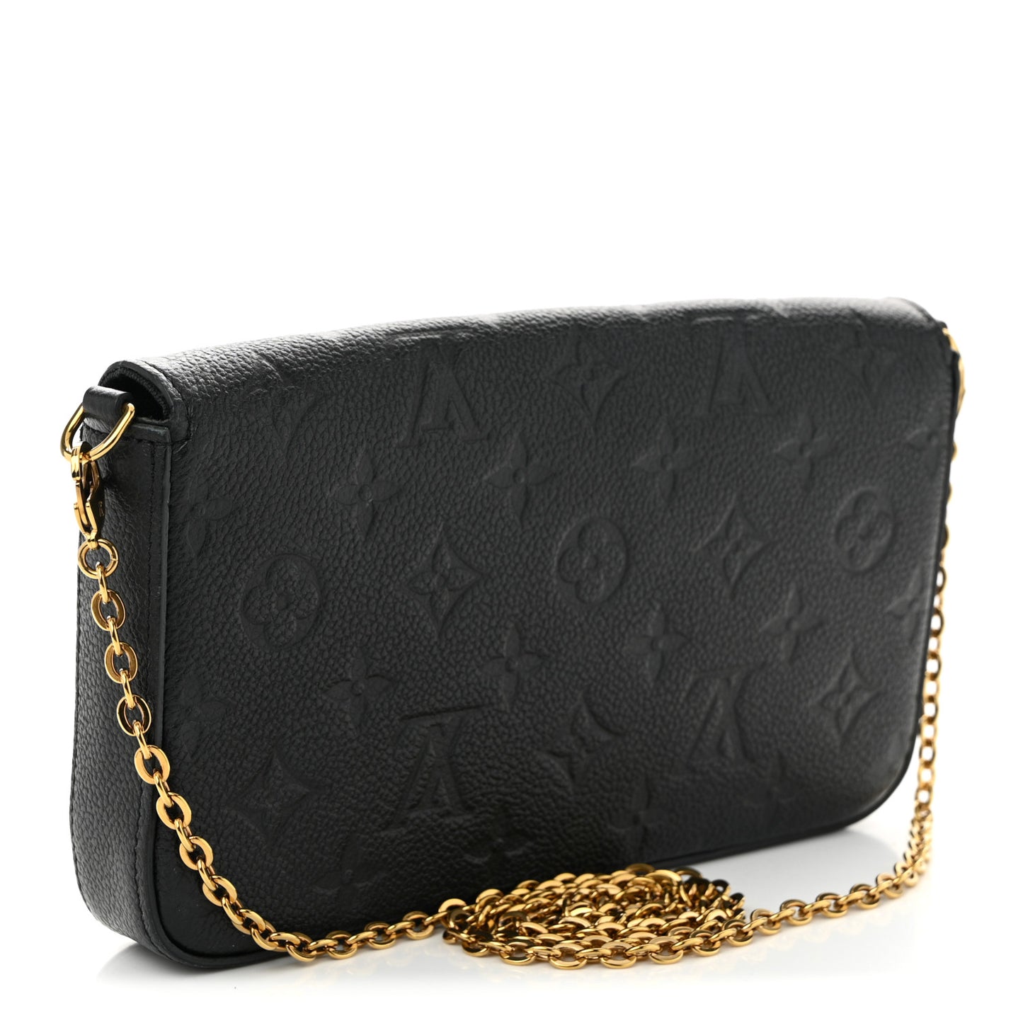 Empreinte Pochette Felicie Chain Wallet Black