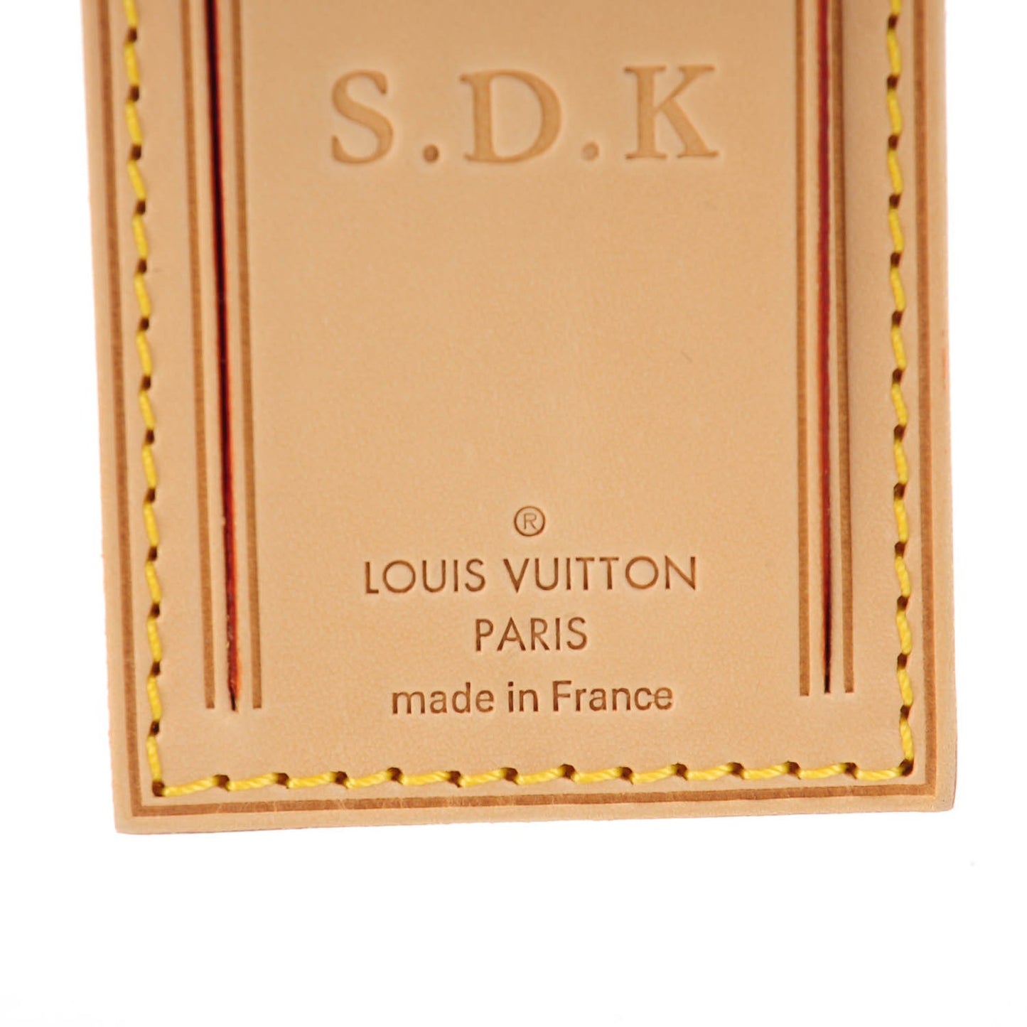 Vachetta Luggage Tag