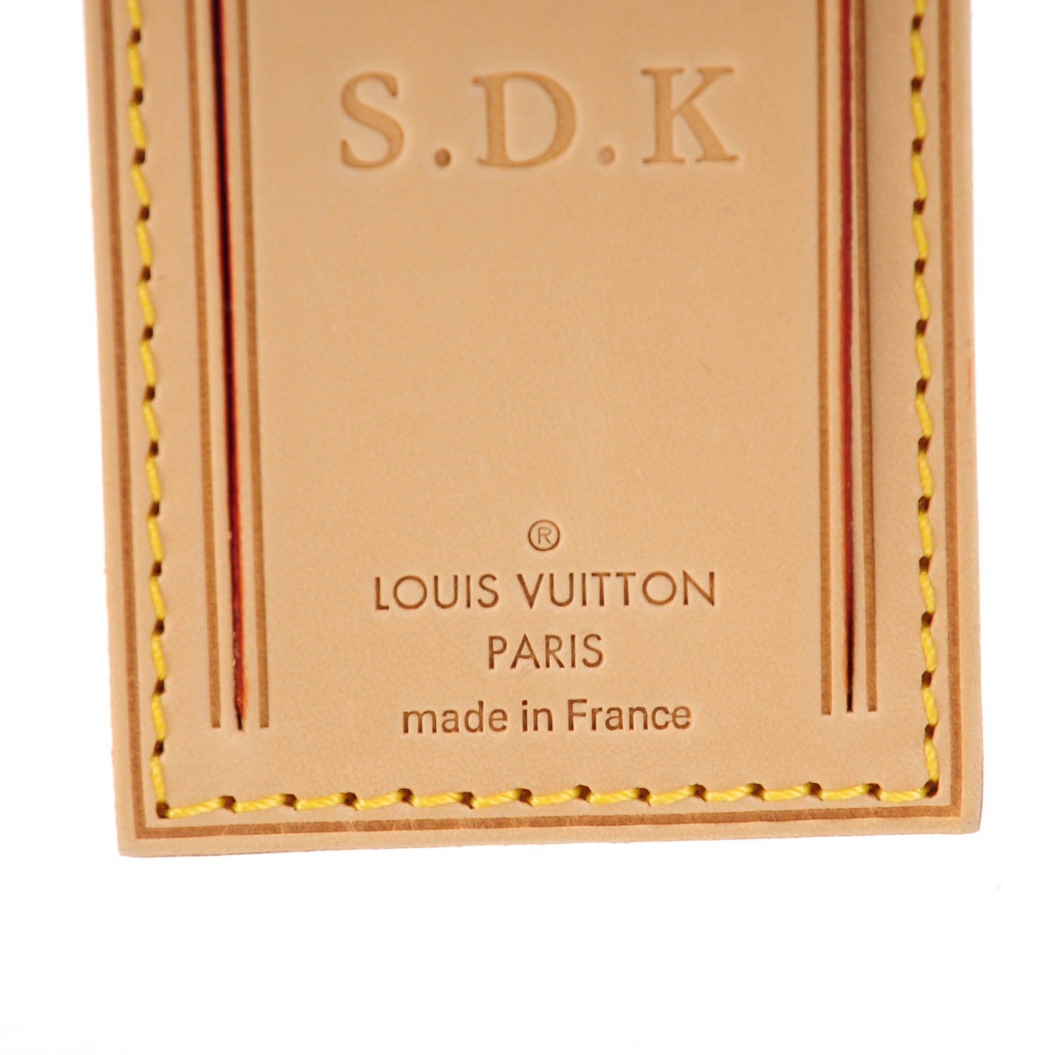 Louis Vuitton Vachetta Luggage Tag 6 of 6