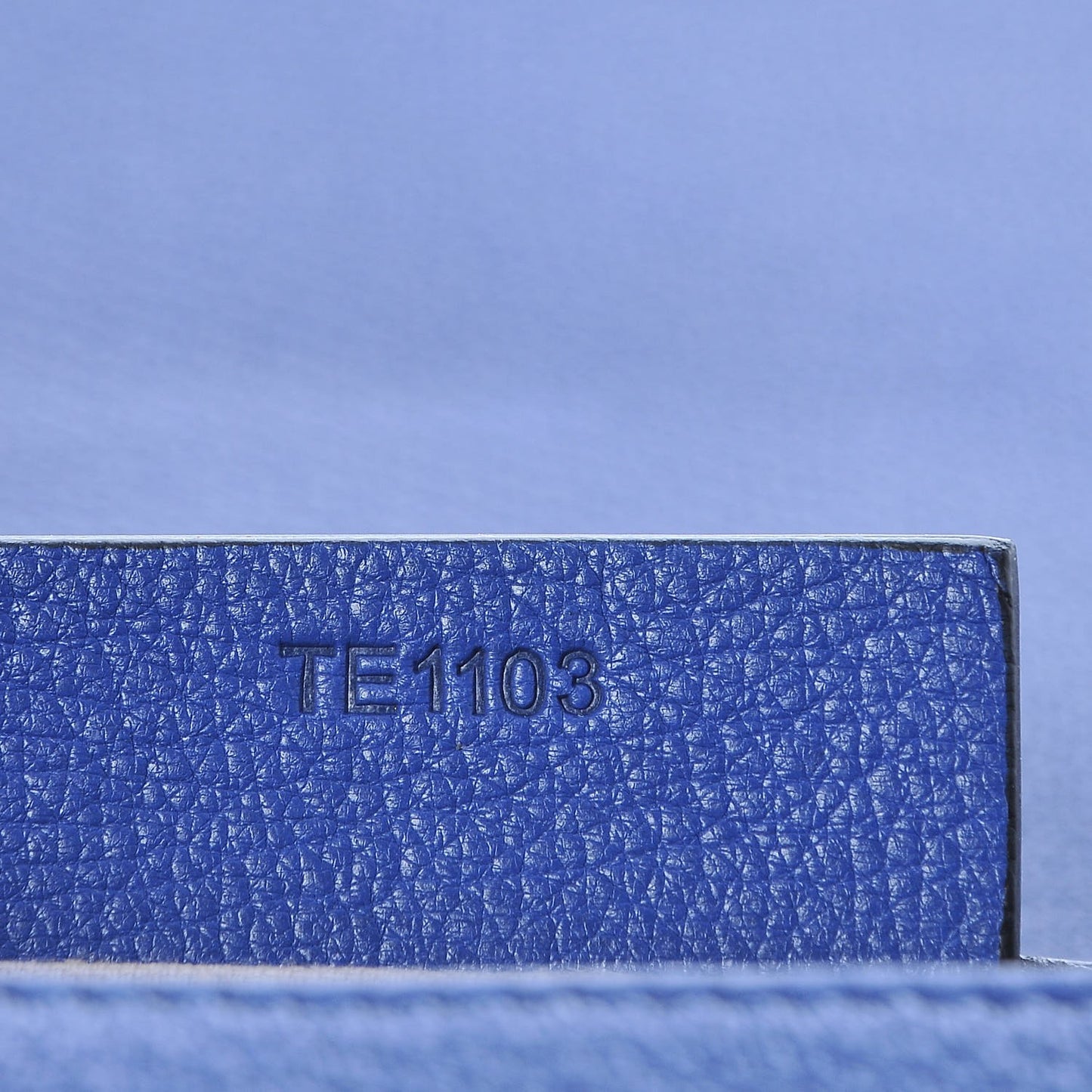 Sugar Goatskin Medium Antigona Envelope Clutch Blue