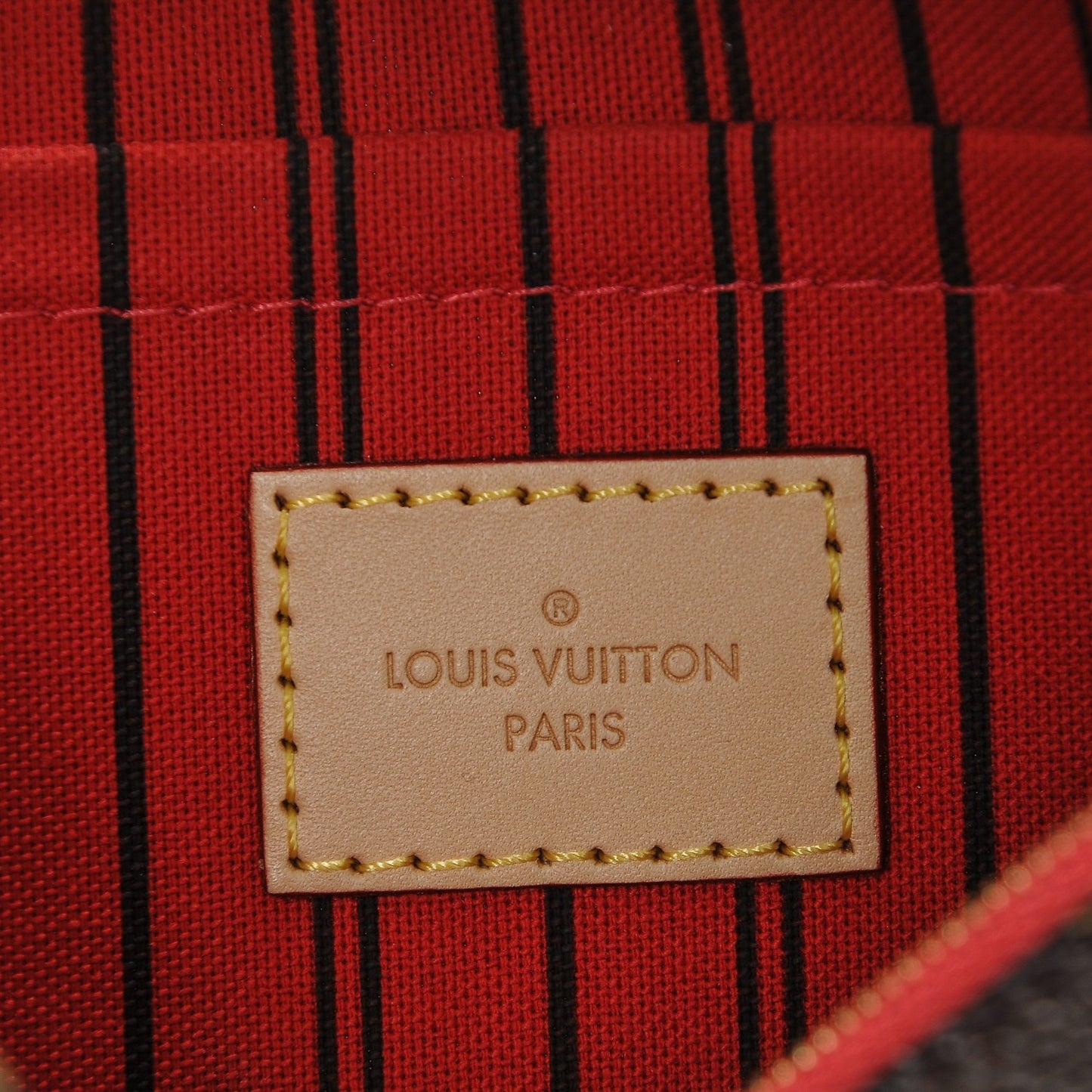 Monogram Neverfull MM GM Pochette Cherry
