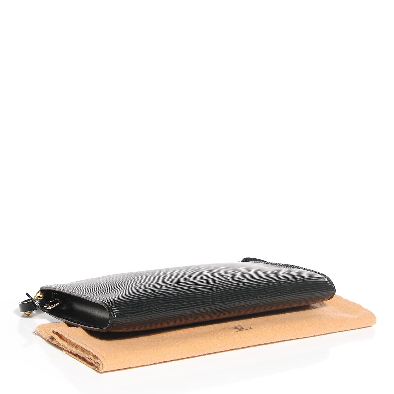 Louis Vuitton Epi Pochette Accessories 24 Black 4 of 7