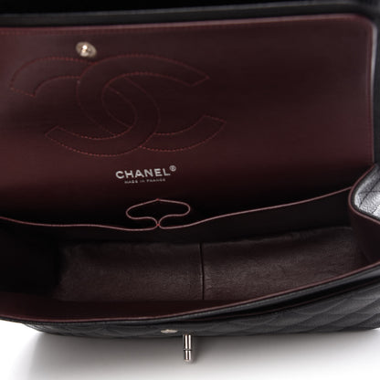 Chanel Caviar Quilted Jumbo Double Flap Black 5 of 11
