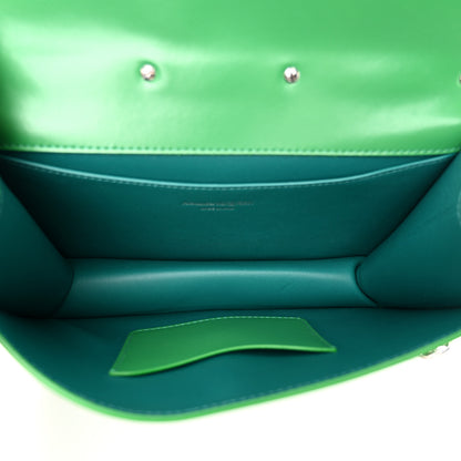 Alexander McQueen Calfskin Small Slash Bag Bright Green 5 of 9
