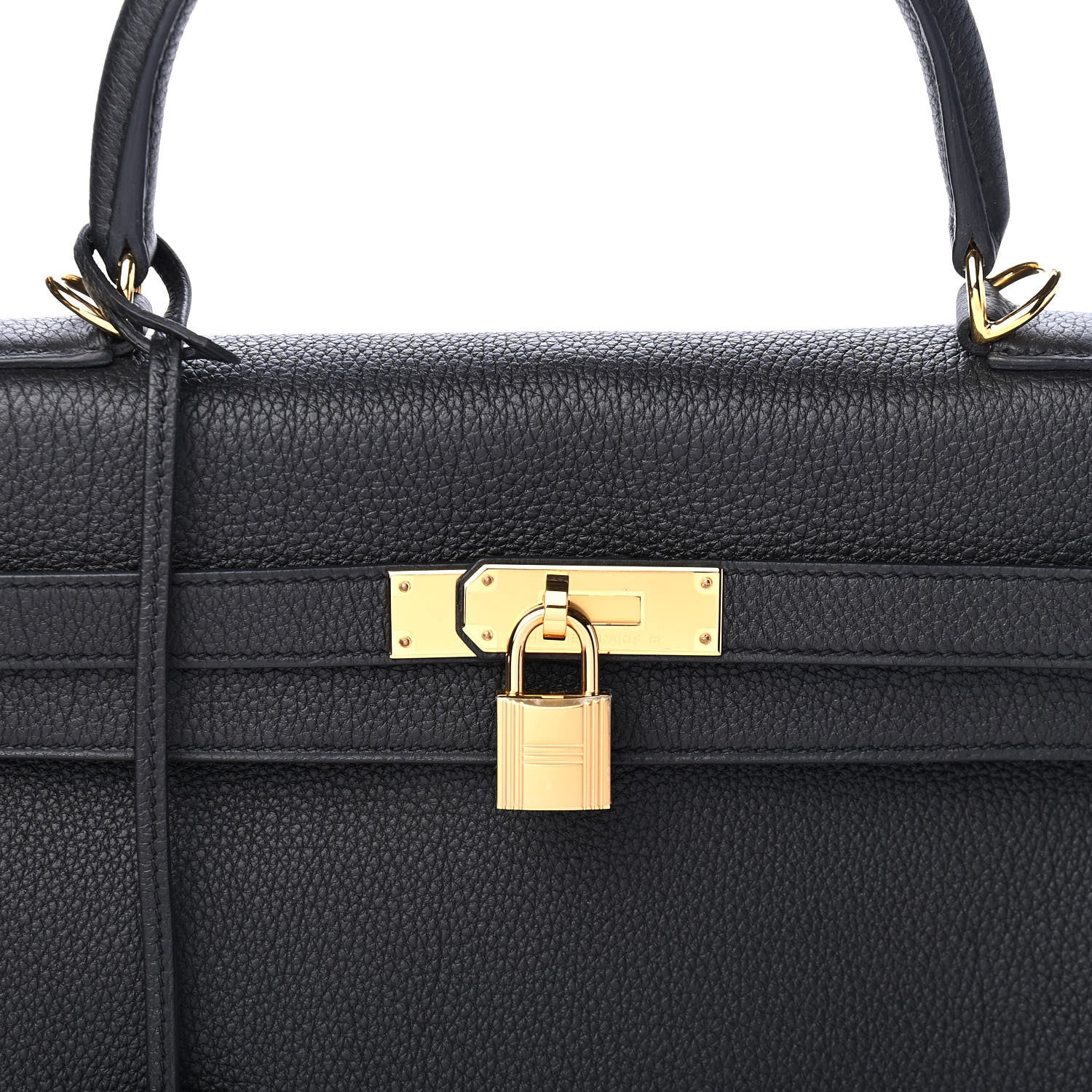 Hermes Togo Kelly Retourne 35 Black 8 of 11