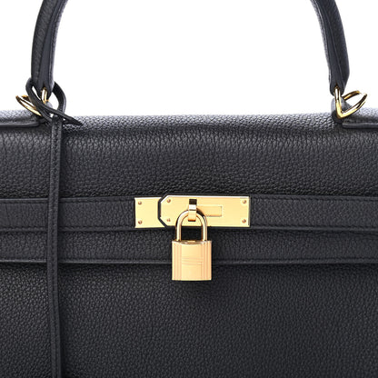 Hermes Togo Kelly Retourne 35 Black 8 of 11
