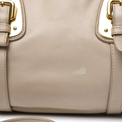 Prada Soft Calfskin Shopping Satchel Talco 9 of 11