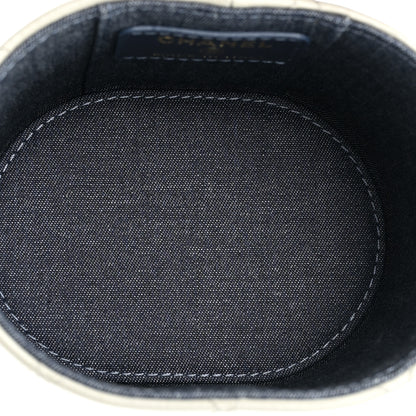 Chanel Lambskin Quilted Mini Vanity Case With Chain Grey 5 of 10