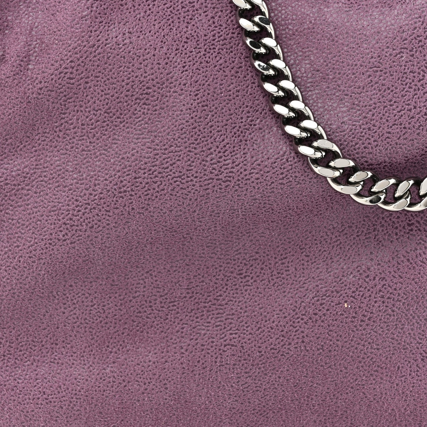 Shaggy Deer Mini Falabella Fold Over Tote Amethyste