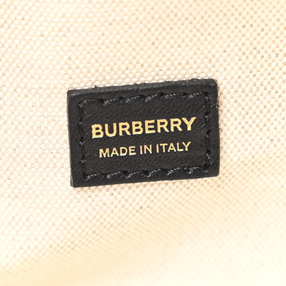 Burberry Lambskin Suede Quilted Small Double Cube Bag Black 6 of 10