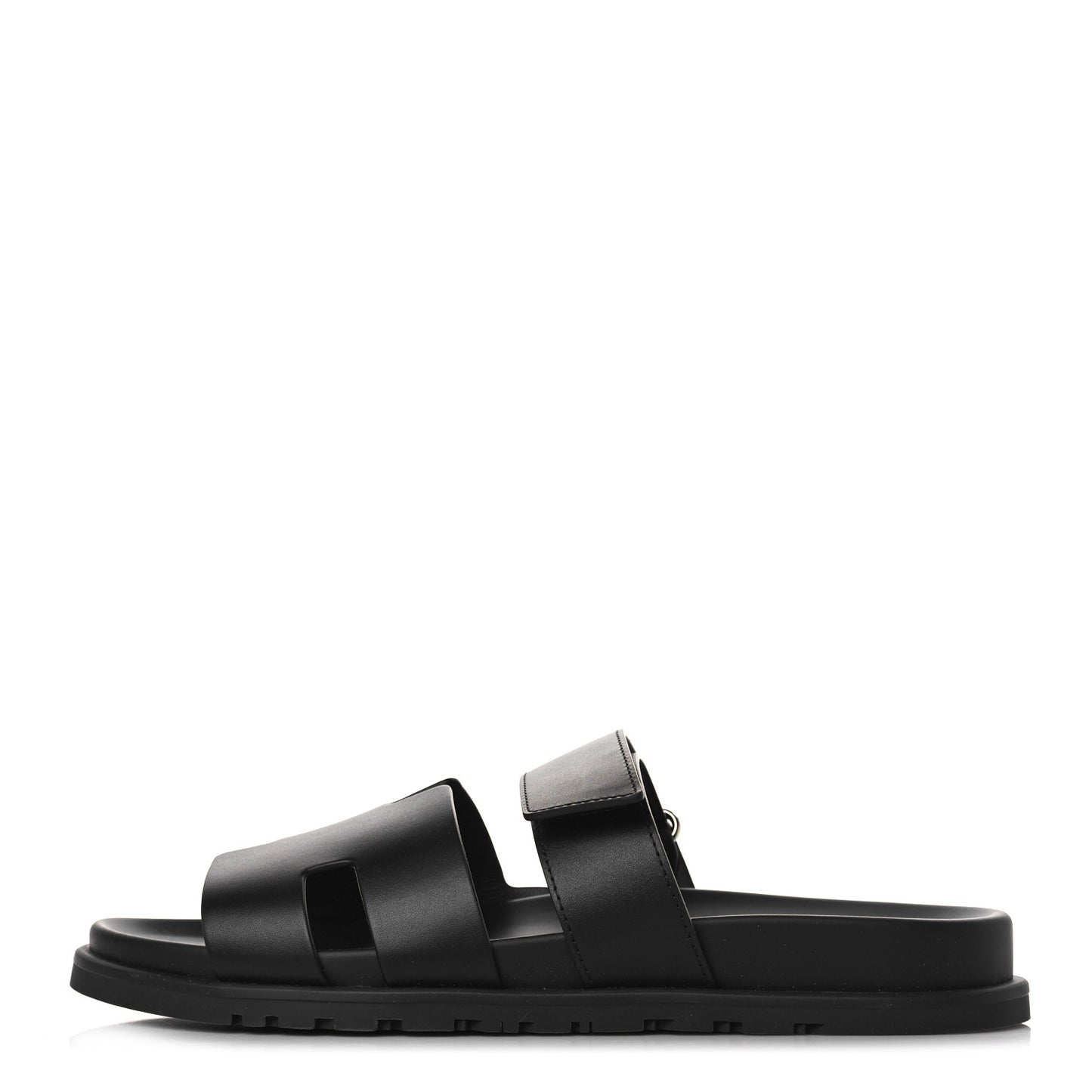 Calfskin Mens Chypre Sandals 42.5 Black
