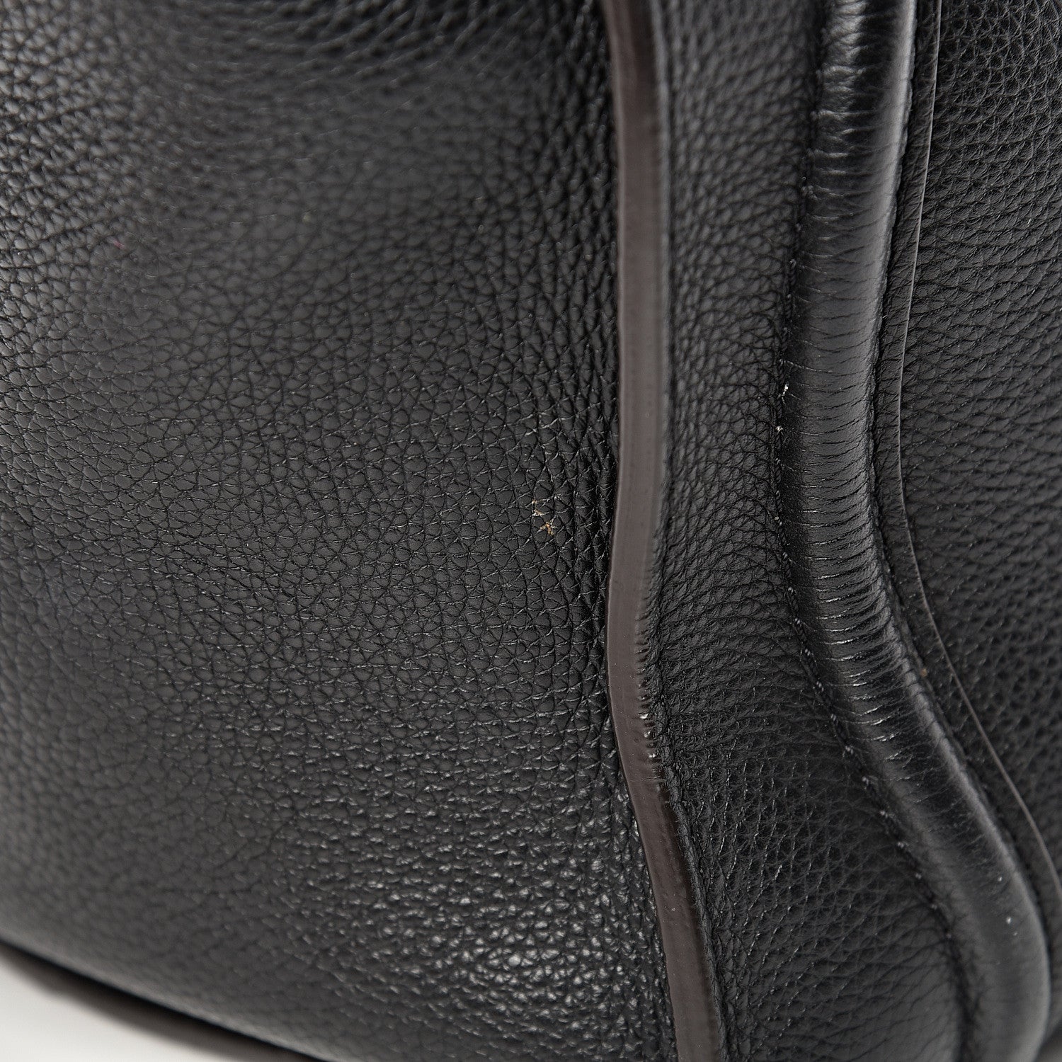 Celine Drummed Calfskin Mini Luggage Black 12 of 13