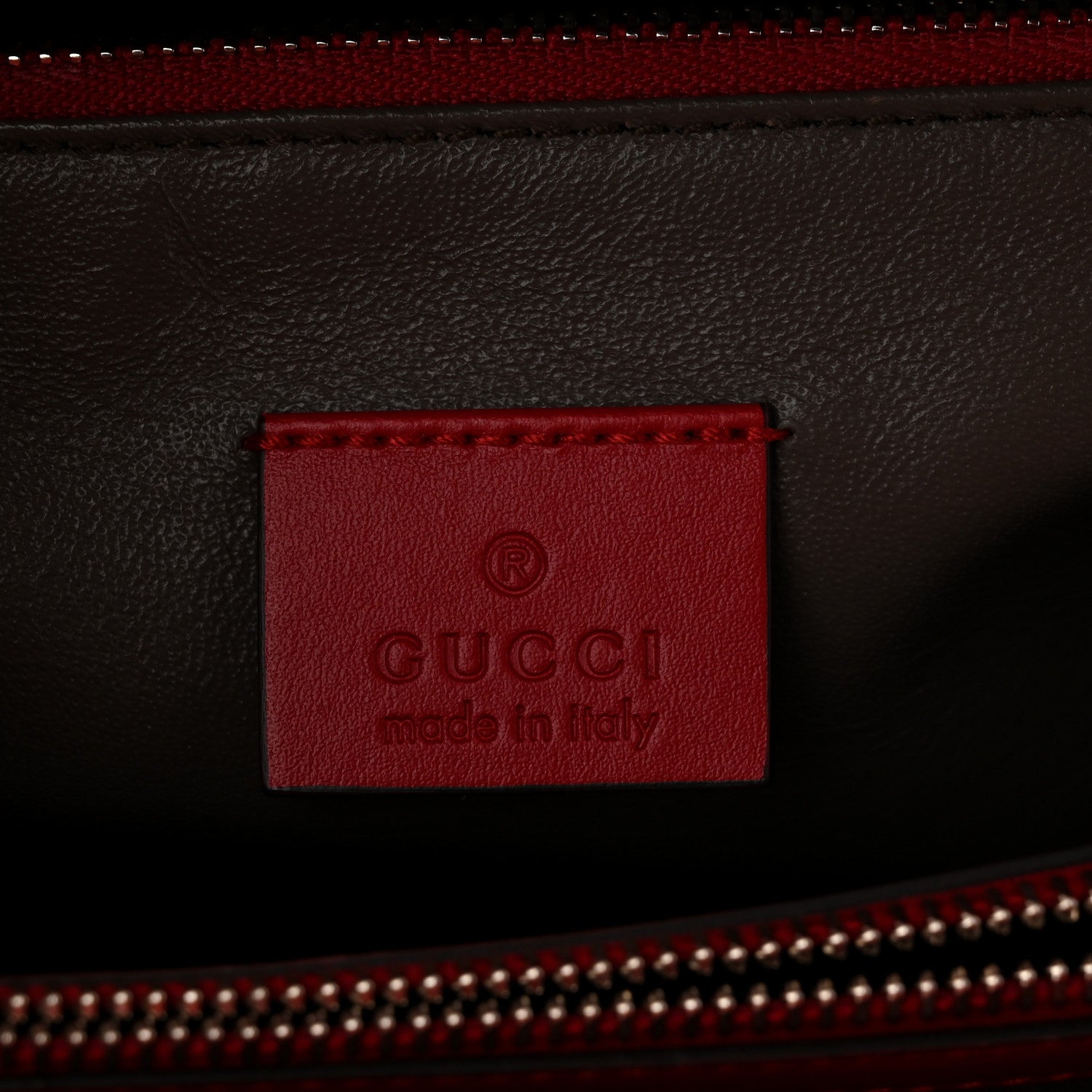 Gucci Shibuya Calfskin Medium Zumi Top Handle Bag Hibiscus Red 6 of 10