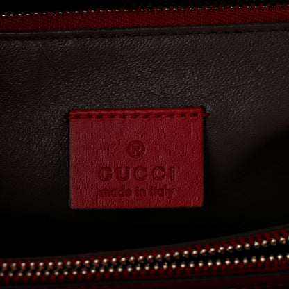 Gucci Shibuya Calfskin Medium Zumi Top Handle Bag Hibiscus Red 6 of 10