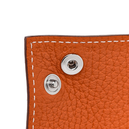 Hermes Taurillon Clemence Mini Mises et Relances Change Tray Orange 6 of 7