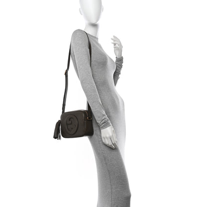 Gucci Sakai Be Green Calfskin Diagonal Stitched Small Blondie Shoulder Bag Craclet Brown 2 of 11