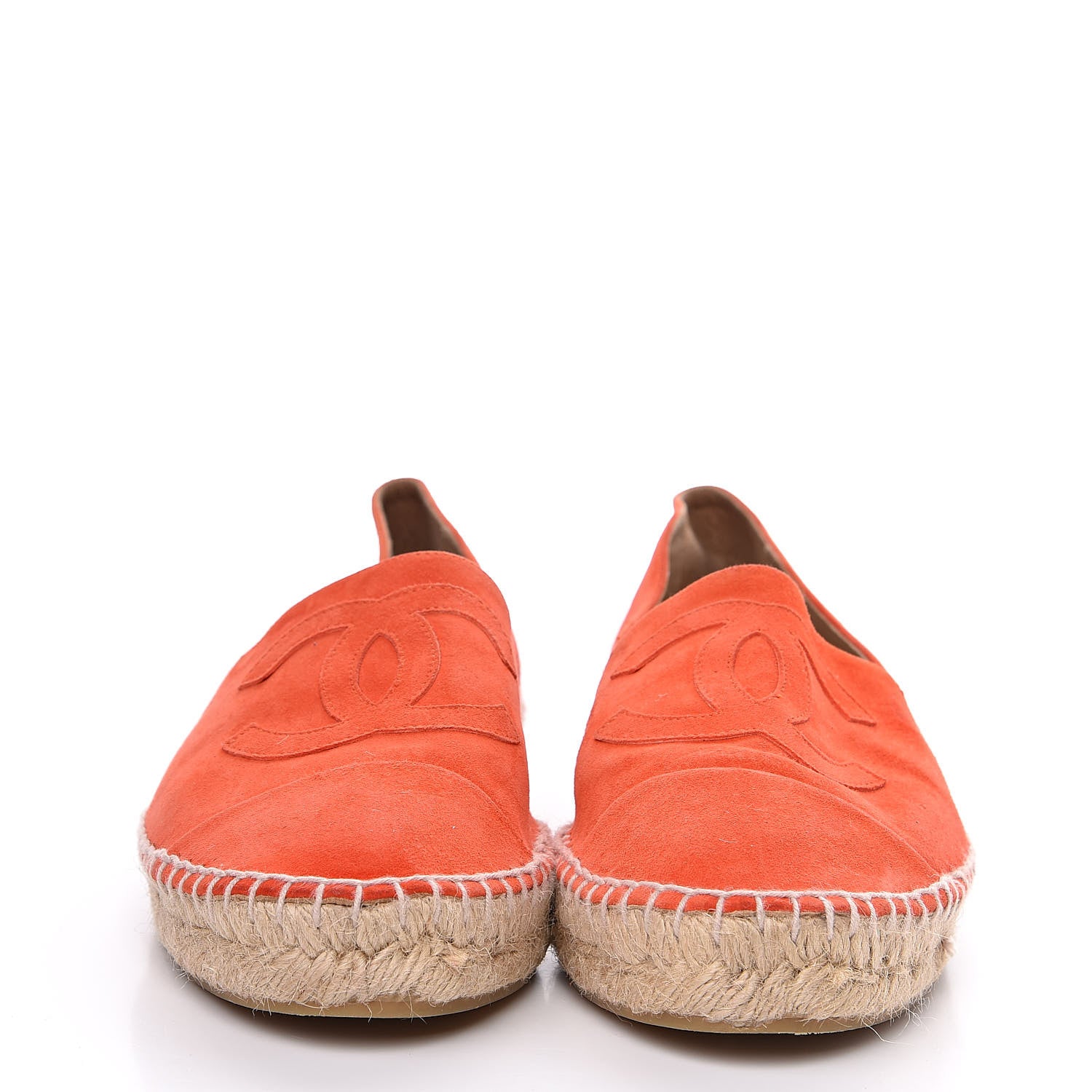 Chanel Suede CC Espadrilles 40 Orange 2 of 11