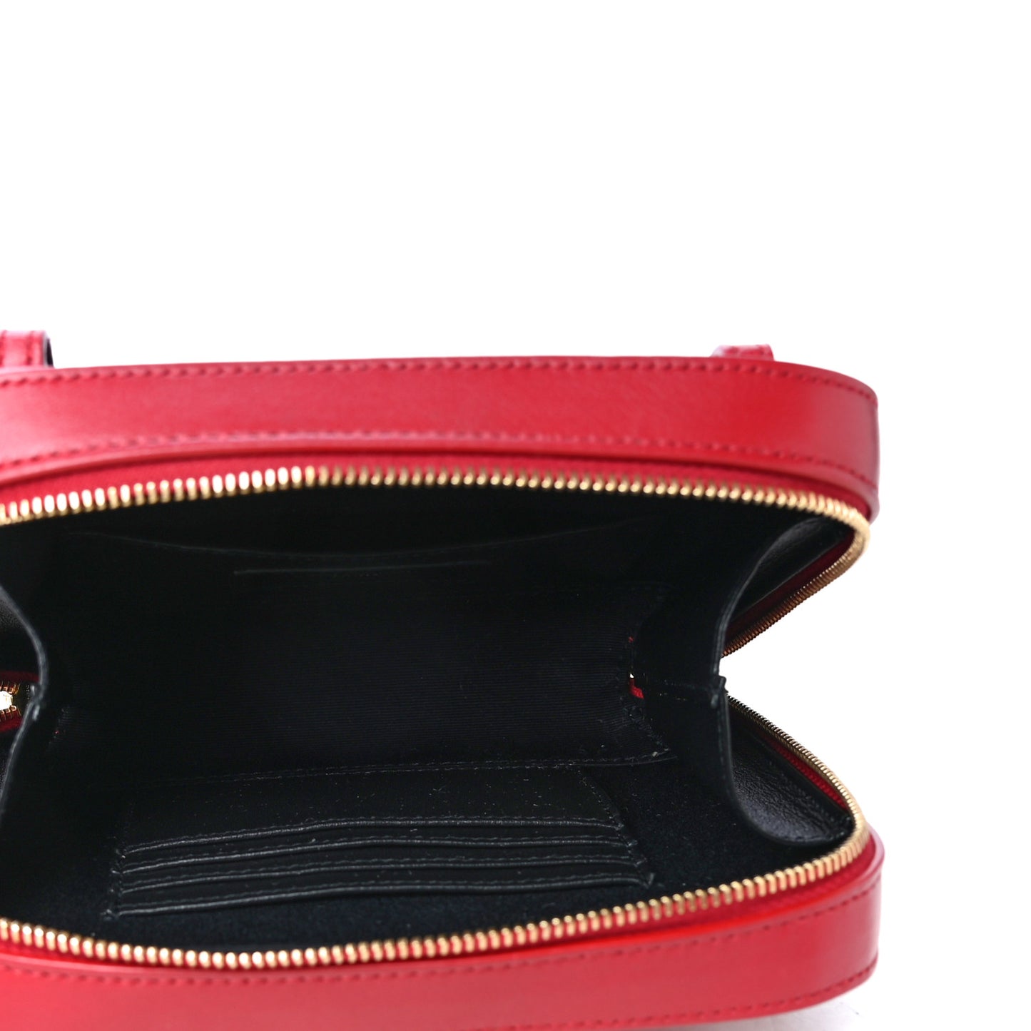 Lambskin Matelasse Vicky Monogram Belt Bag Eros Red
