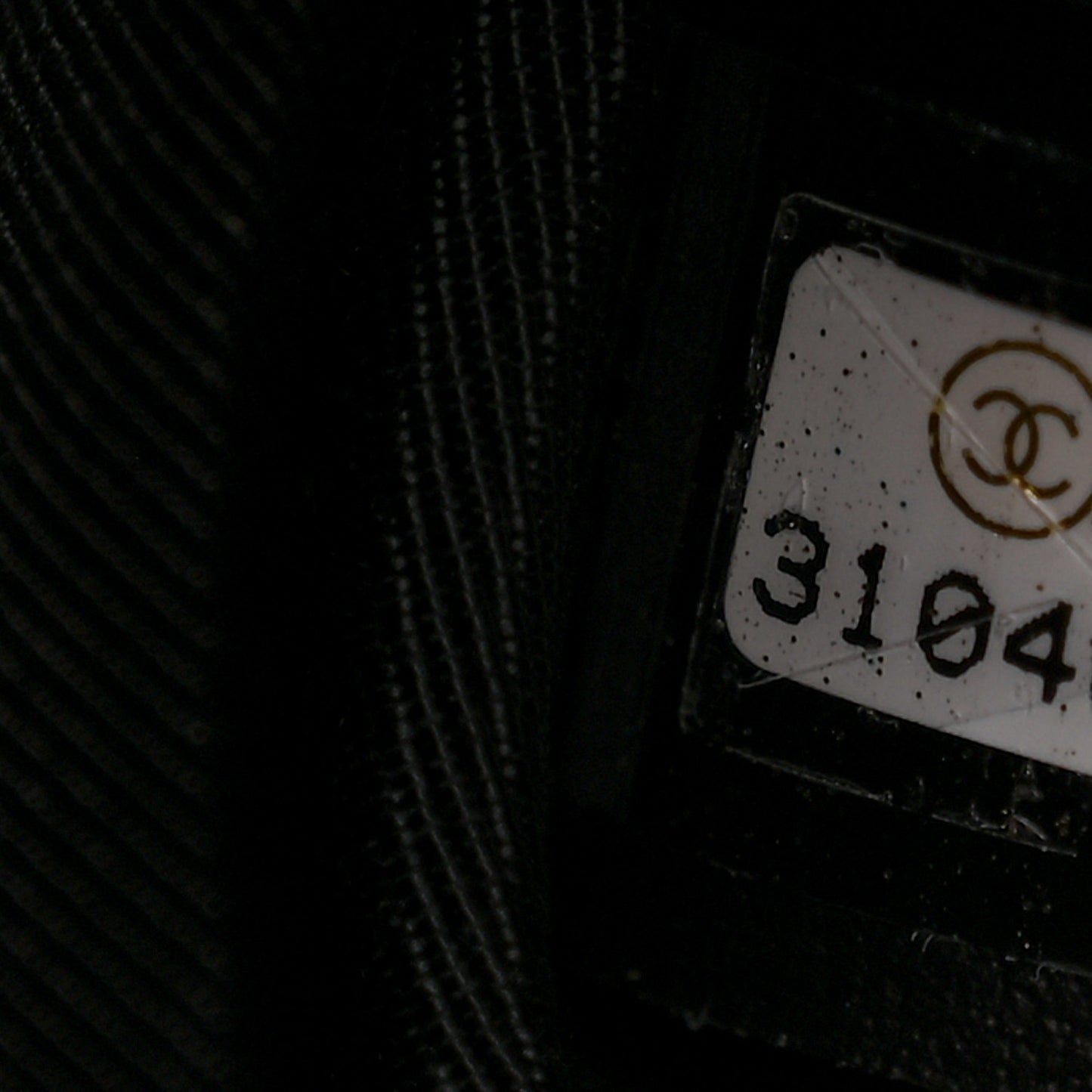 Caviar Quilted My Everything Large Shopping Tote White Black