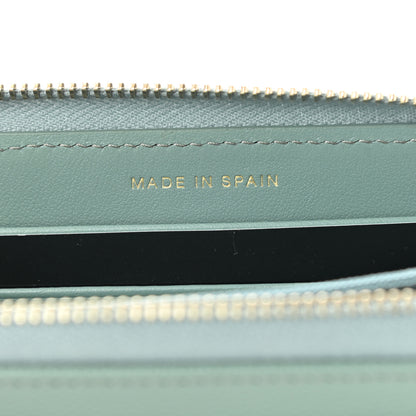 Chanel Caviar Quilted Medium Zip Around Wallet Dark Green 7 of 12