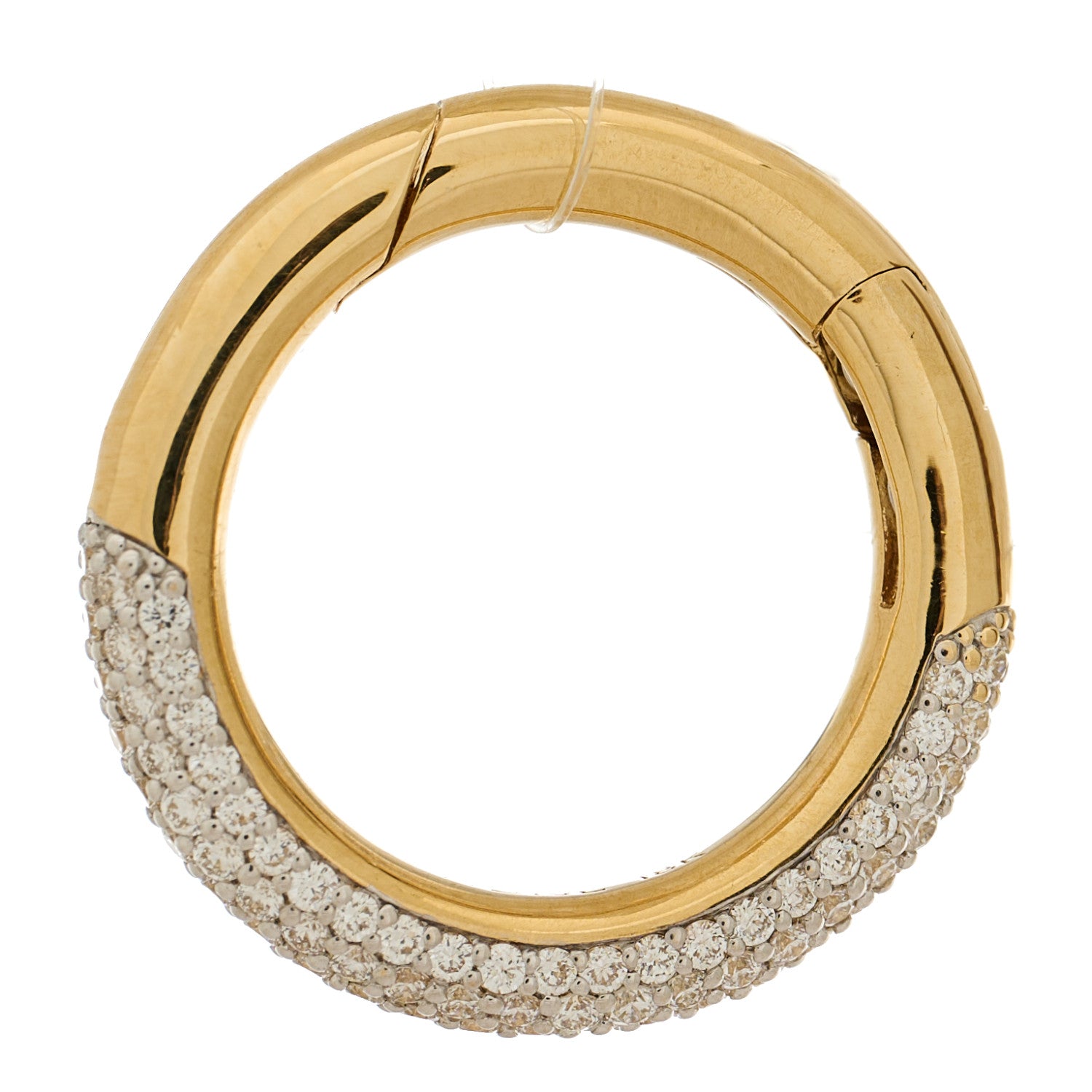 Foundrae 18K Yellow Gold Diamond Pave Annex Link 1 of 4