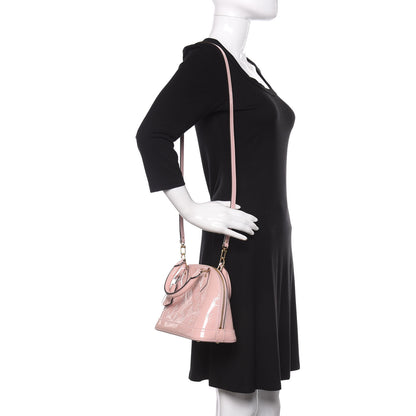 Louis Vuitton Vernis Alma BB Rose Ballerine 2 of 11