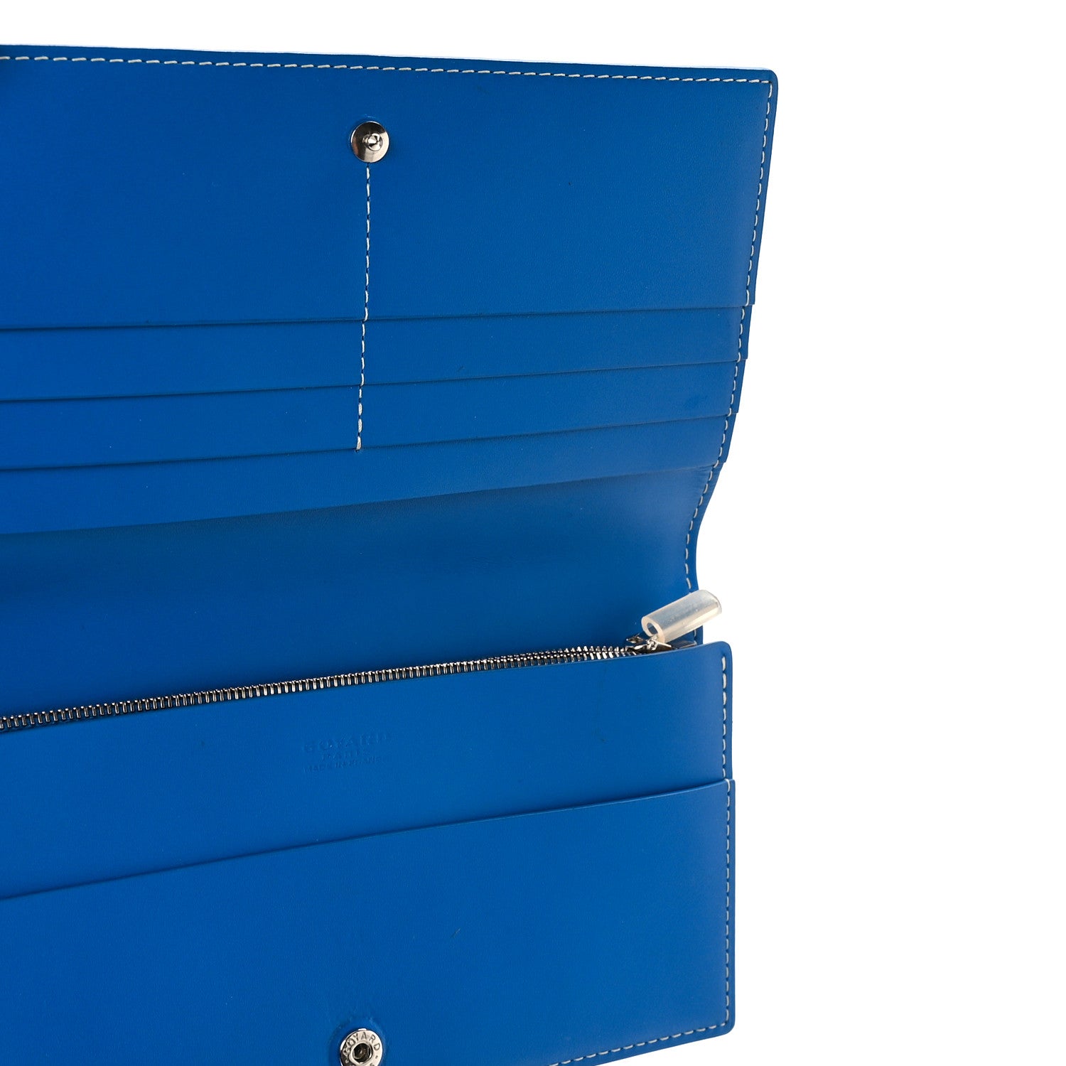Goyard Goyardine Richelieu Wallet Sky Blue 5 of 10