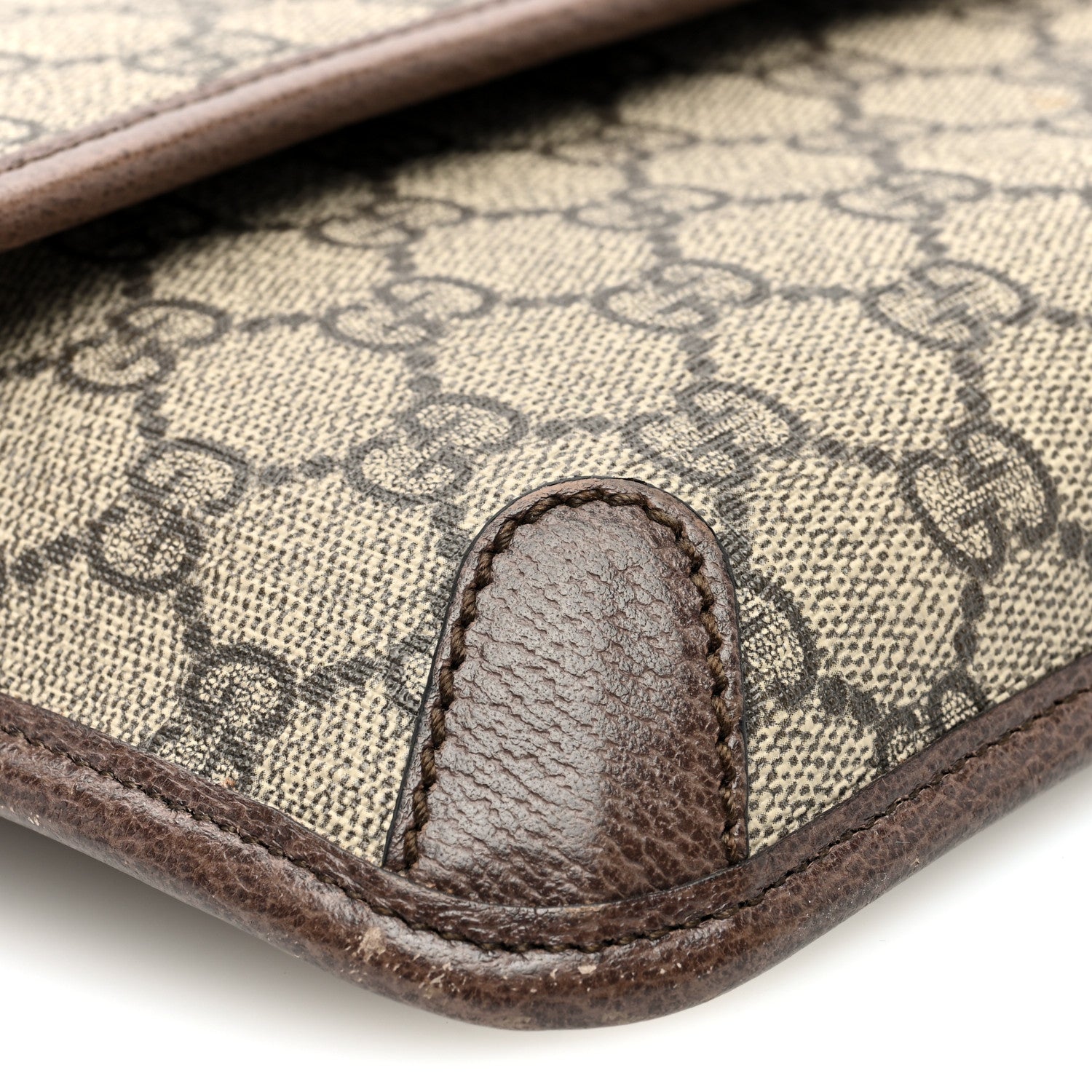 Gucci GG Supreme Monogram Neo Vintage Web Belt Bag Brown 9 of 10