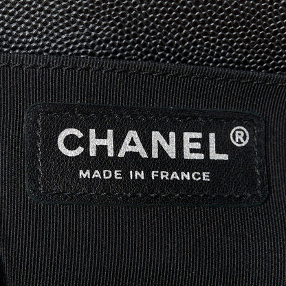 Chanel Caviar Quilted Medium Boy Flap Black 6 of 11