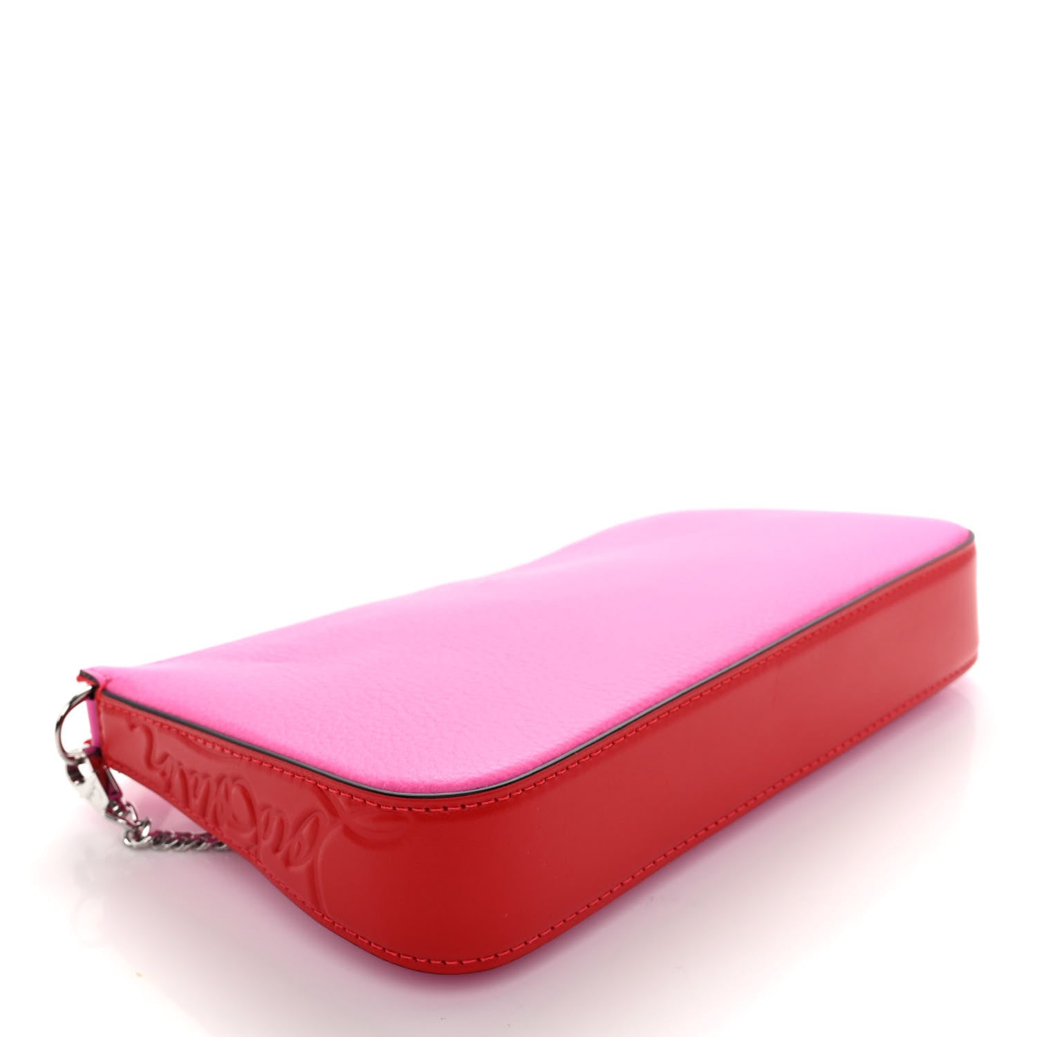 Christian Louboutin Calfskin Empire Loubila Pouch on Chain Bolerose Loubi 4 of 10