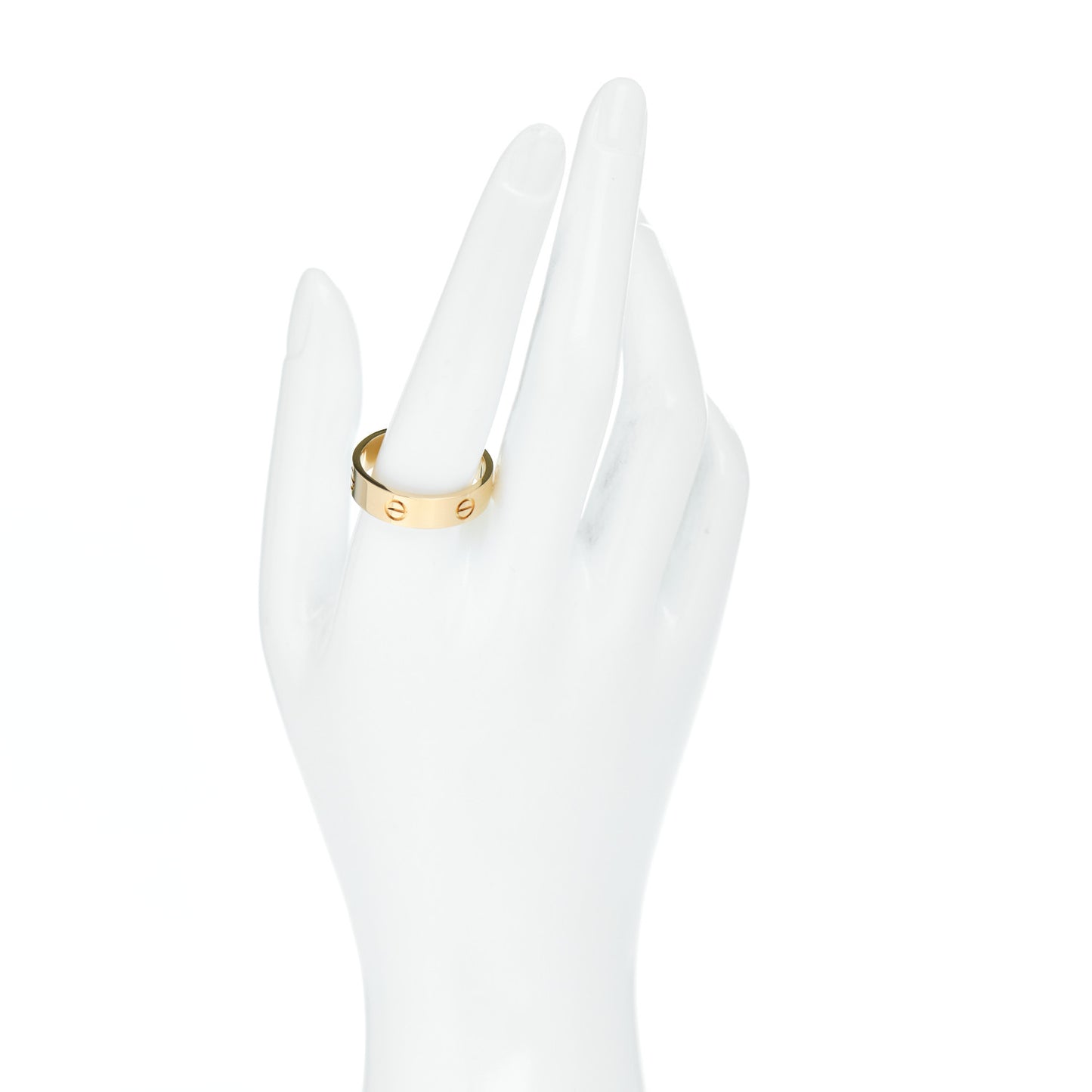 18K Yellow Gold 5.5mm LOVE Ring 64 10.75