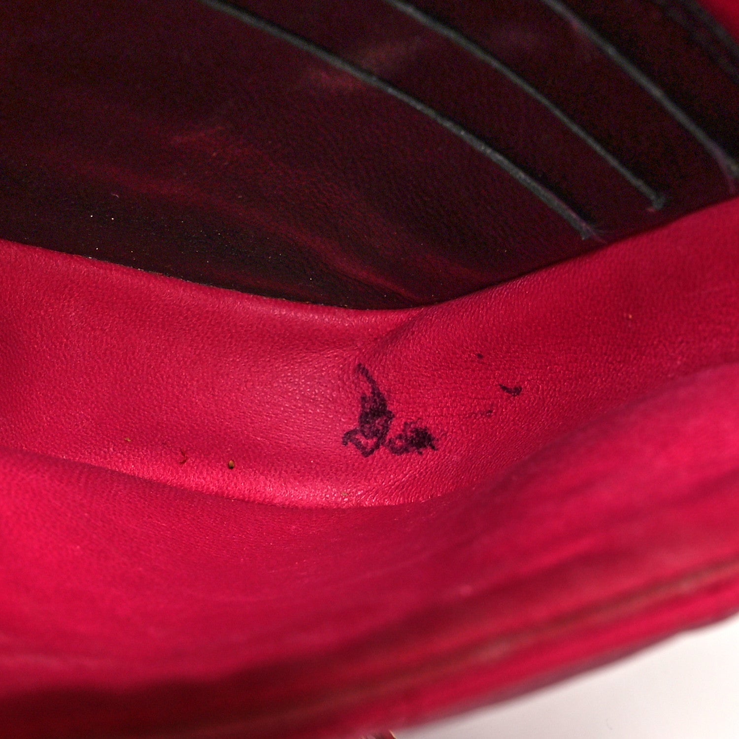 Christian Dior Lambskin Cannage Miss Dior Promenade Pouch Fuchsia 18 of 21