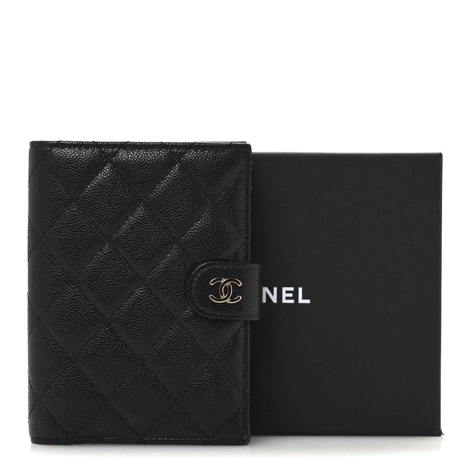 Chanel Caviar Quilted Passport Holder Black 10 of 10