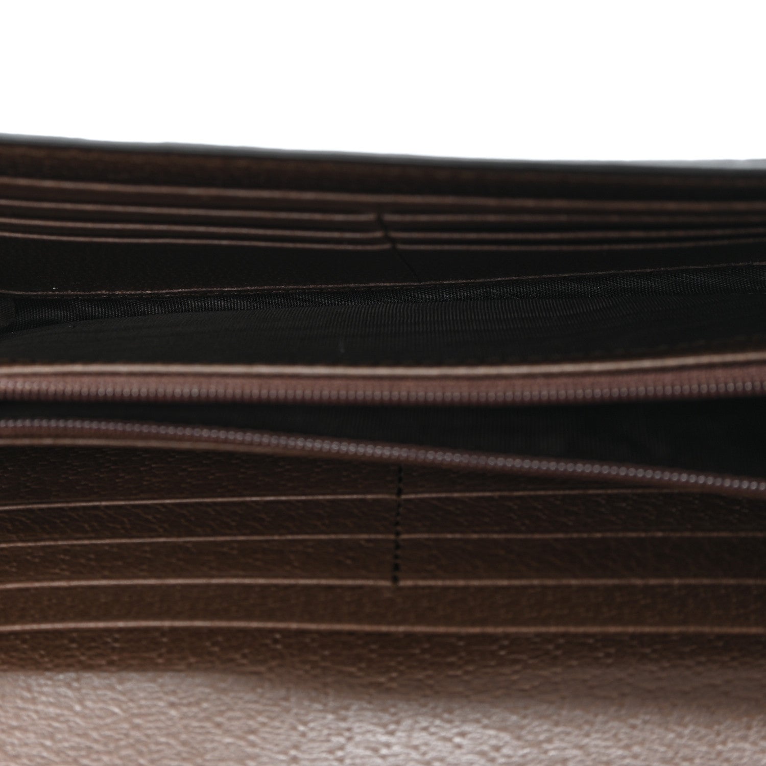 Gucci GG Supreme Monogram Web Ophidia Continental Wallet Brown 5 of 8