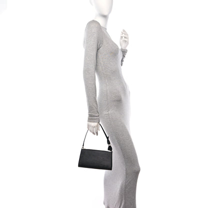 Louis Vuitton Epi Pochette Accessories 21 Black 2 of 10