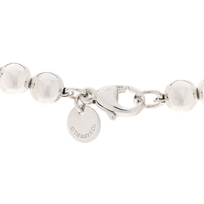 Tiffany Sterling Silver Hardwear Graduated Ball Necklace 4 of 5